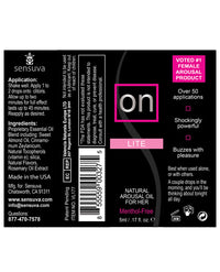 On Natural Arousal Oil For Her - Ultra 5 Ml Bottle