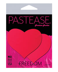 Pastease Basic Heart Black Light Reactive - Neon O/s