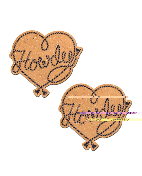 Pastease Howdy Rope Heart - Tan O/s