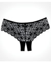 Adore Sweetheart Panty Black O/s