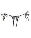 Adore Sugar Tie Side Open Lace Panty Black O/s