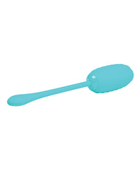 Pretty Love Kirk Liquid Silicone Remote Egg - Turquoise