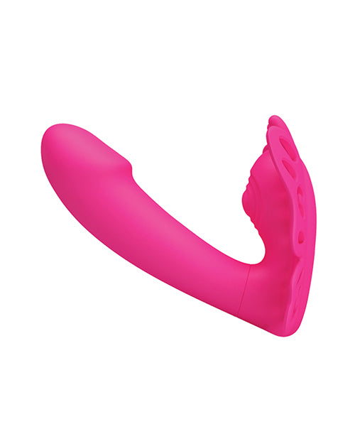 Pretty Love Katherine Wearable Butterfly Vibrator - Fuchsia