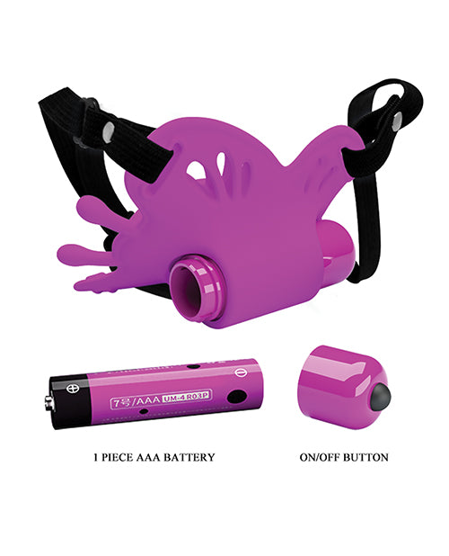 Pretty Love Sloane Battery Powered Clit Stim - Fuchsia