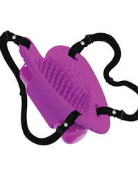 Pretty Love Heartbeat Strap On Clitoral Massager - Fuchsia