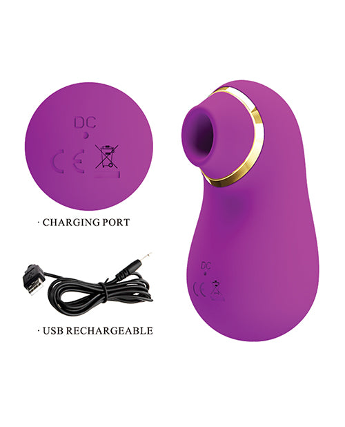 Pretty Love Romance Emily Sucking Clitoral Massager - Fuchsia