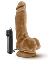 Blush Coverboy The Boxer 9" Vibrating Realistic Cock - Mocha