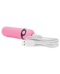 Simple & True Rechargeable Vibrating Bullet - Pink