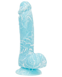 Addiction Luke Glow In The Dark 7.5" Dildo - Blue