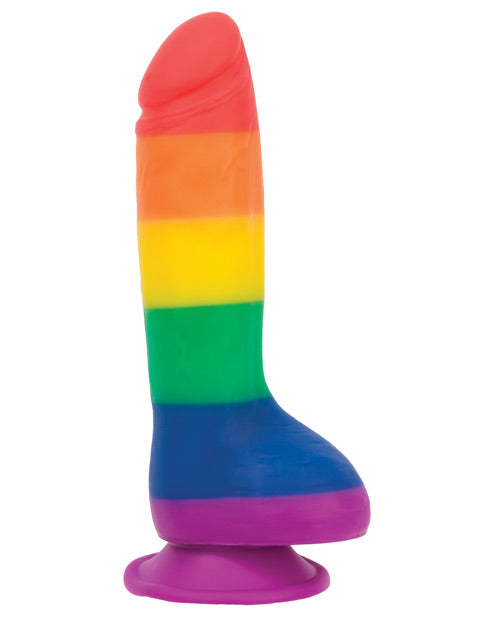 Addiction Justin 8" Dildo - Rainbow