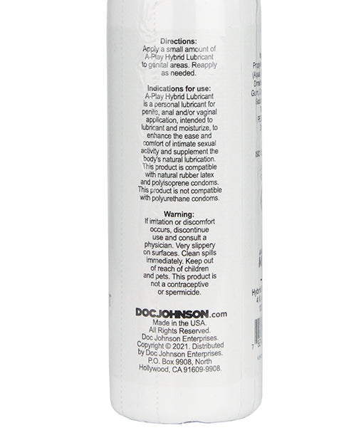 A Play Hybrid Anal Lubricant - 4 Oz