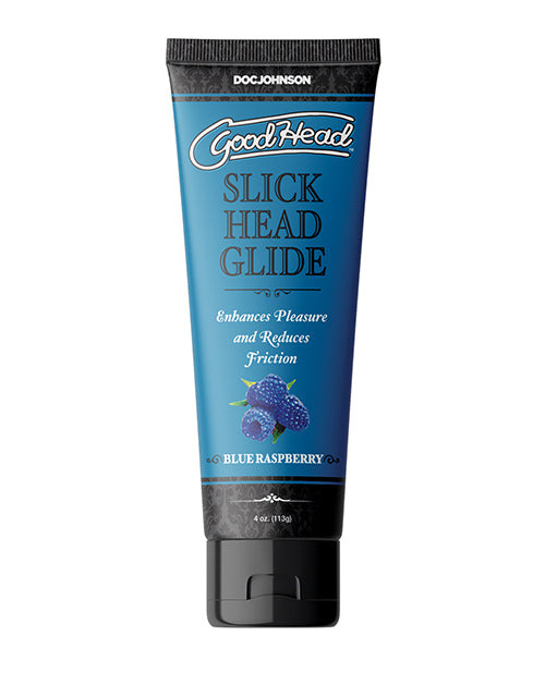 Goodhead Slick Head Glide Boxed - 4 Oz Blue Raspberry