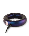 Hueman Saturn Vibrating Cock/ball Ring - Purple