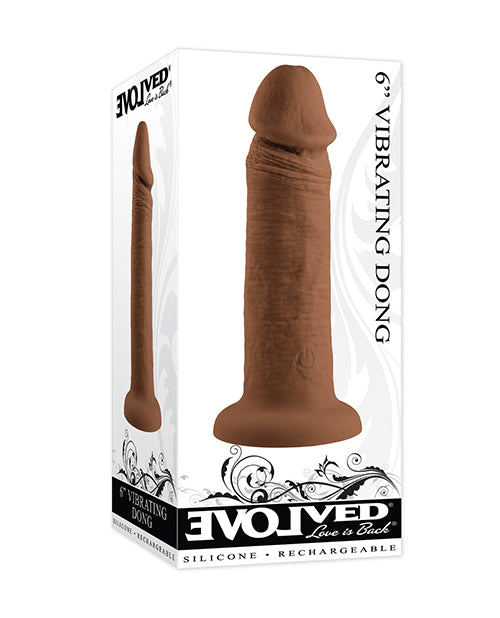 Evolved 6" Vibrating Dong