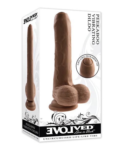 Evolved Peek A Boo Vibrating Dildo -