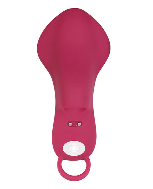 Evolved Frisky Finger Rechargeable Bullet - Burgundy