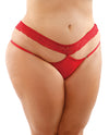 Bottoms Up Ren Microfiber Bikini Panty W/lace Waist Qn