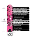 Buzzed 3.5" Rechargeable Bullet - Blazing Beauty Pink