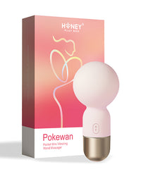 Pokewan Pocket Mini Vibrating Wand Massager - Pale