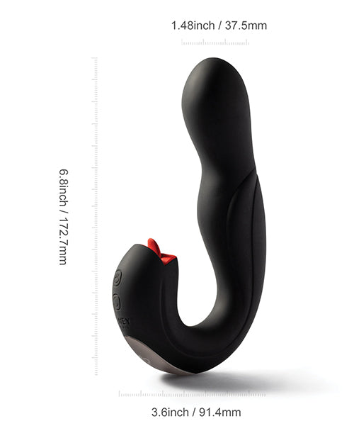 Joi Pro Rotating Head G-spot Vibrator & Clit Licker W/remote