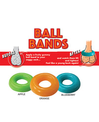 Gummy Ball Bands - 3 Pack Asst. Colors/flavors