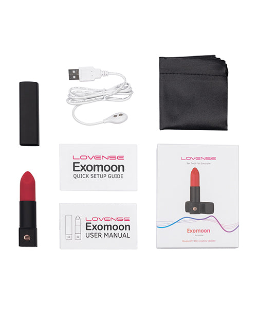 Lovense Exomoon Lipstick Vibe - Red