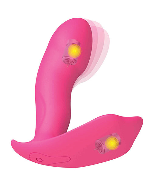 Dorcel Secret Clit Dual Stim Heating And Voice Control - Pink