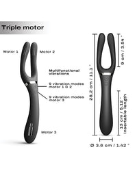 Dorcel Infinite Joy Bendable Forked Vibrator