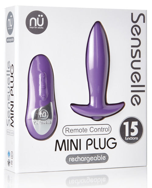 Sensuelle Remote Control Rechargeable Mini Plug