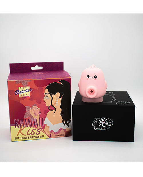 Natalie's Toy Box Kawaii Kiss Clit Flicker & Air Stimulator - Pink