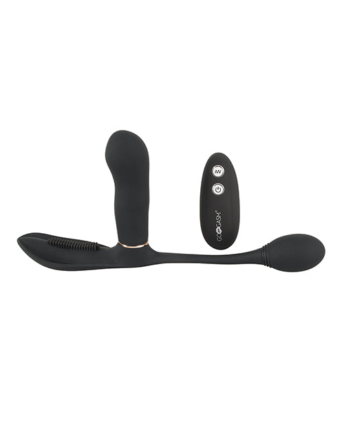 Gogasm Pussy & Ass Vibrator - Black