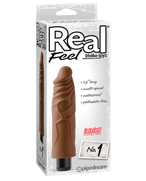 "Real Feel No. 1 Long 7.5"" Vibe Waterproof "