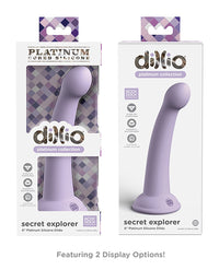 Dillio Platinum 6" Secret Explorer Silicone Dildo