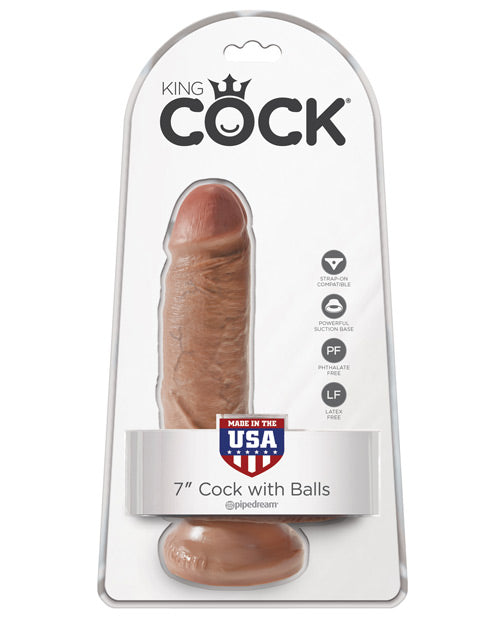 "King Cock 7"" Cock W/balls"