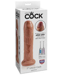 "King Cock 7"" Uncut Dildo"