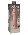 King Cock Elite 8" Dual Density Vibrating Silicone Cock