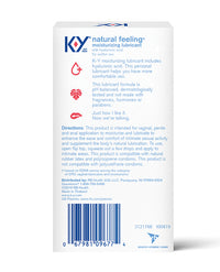 K-y Natural Feeling W/hyaluronic Acid