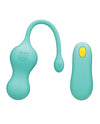 Romp Cello Remote Control G-spot Vibrating Egg - Blue