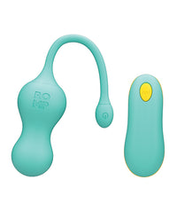 Romp Cello Remote Control G-spot Vibrating Egg - Blue