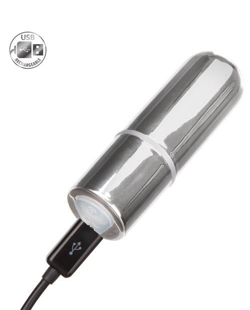 Rechargeable Mini Bullet - Silver