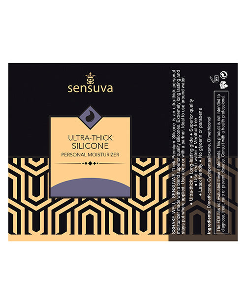 Sensuva Ultra Thick Silicone Personal Moisturizer - 5.1 Oz