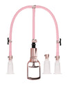 Shots Pumped Clitoral & Nipple Pump Set - Medium Rose Gold