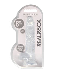 Shots Realrock Realistic Crystal Clear Dildo W/balls