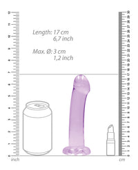 Shots Realrock Crystal Clear 7" Dildo