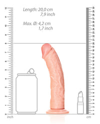 Shots Realrock Realistic 7" Curved Dildo