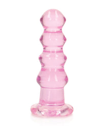 Shots Realrock Crystal Clear 5.5" Curvy Dildo/butt Plug