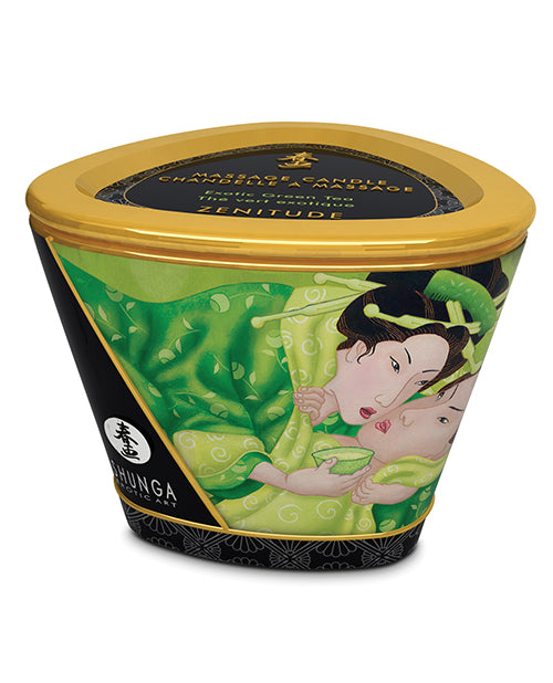 Shunga Massage Candle Zenitude - 5.7 Oz Exotic Green Tea