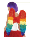 'rainbow Large Feather Wings