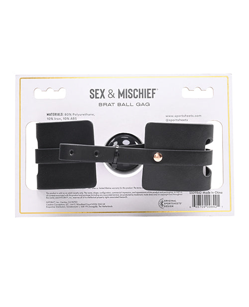 Sex & Mischief Brat Ball Gag