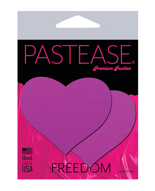 Pastease Basic Heart Black Light Reactive - Neon O/s